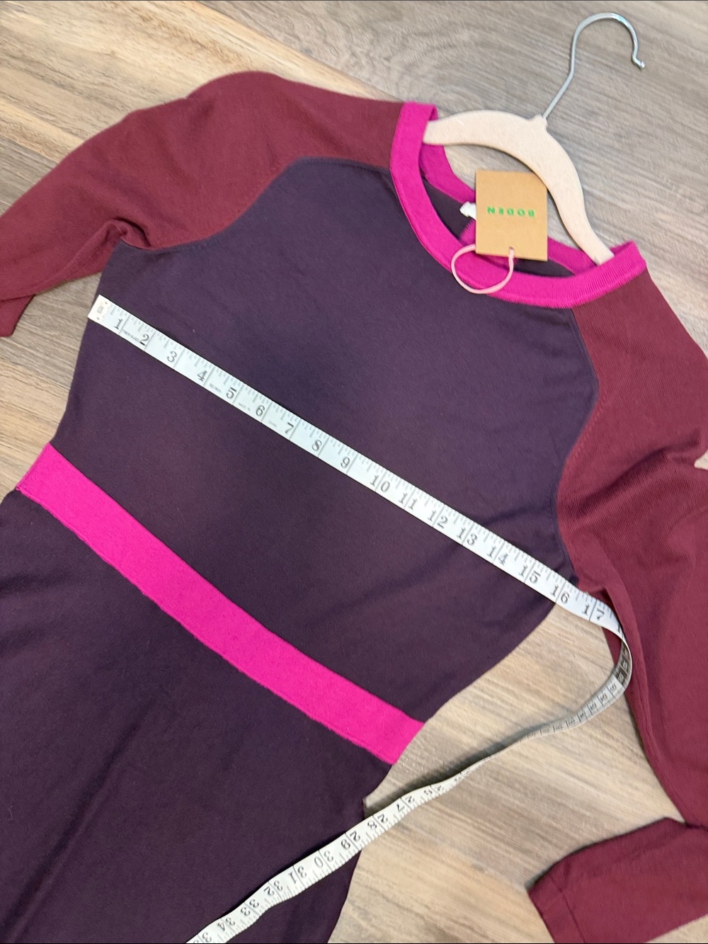 BODEN SAM COLOURBLOCK KNITTED DRESS! - Picture 9 of 11